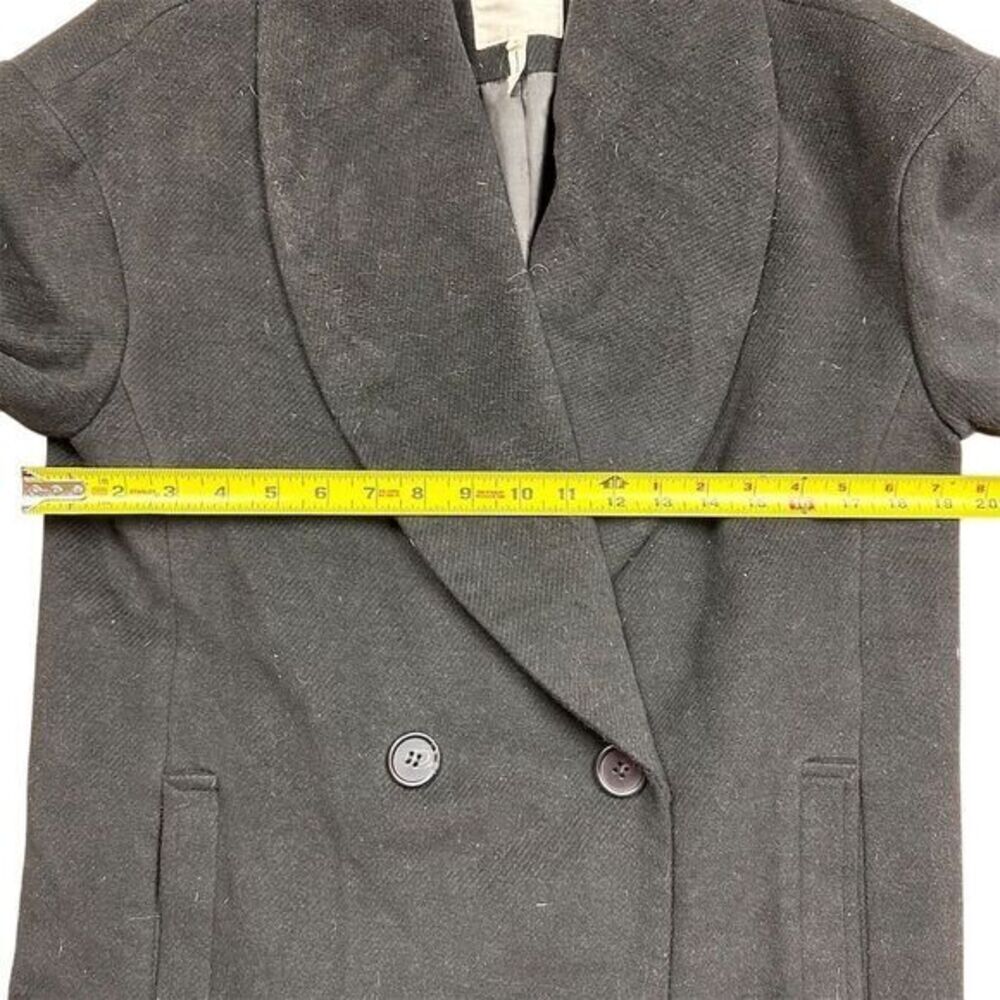 Avec Les‎ Filles Women's Double Breasted Coat Black Shawl Collar Size S - Picture 4 of 7